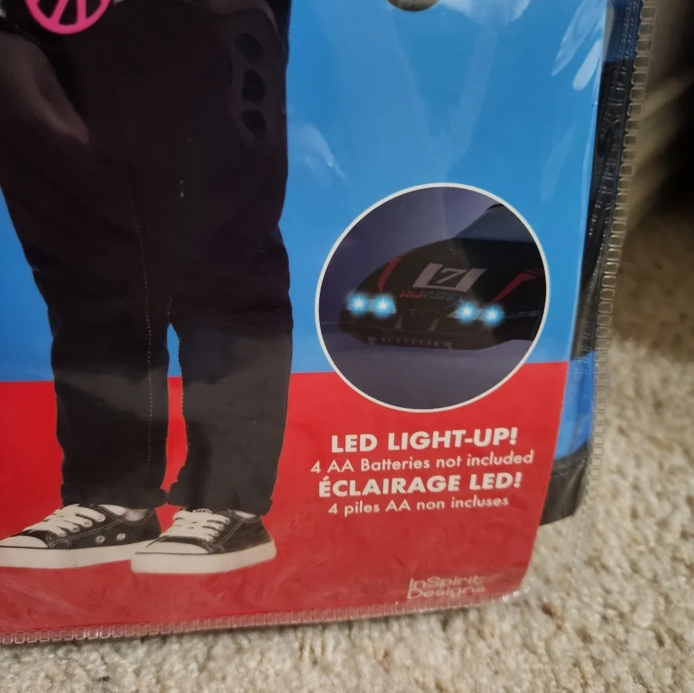 Hot Wheels Halloween Costume Light Up Ride Along‎ GT-Scorcher One Size